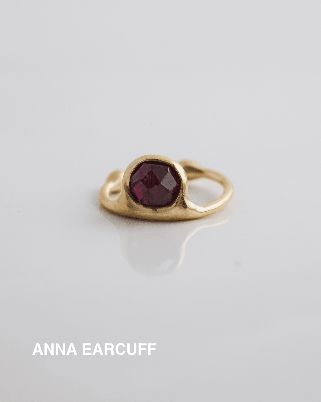 Janas Granat Set Earcuff-Set Nella & Sina