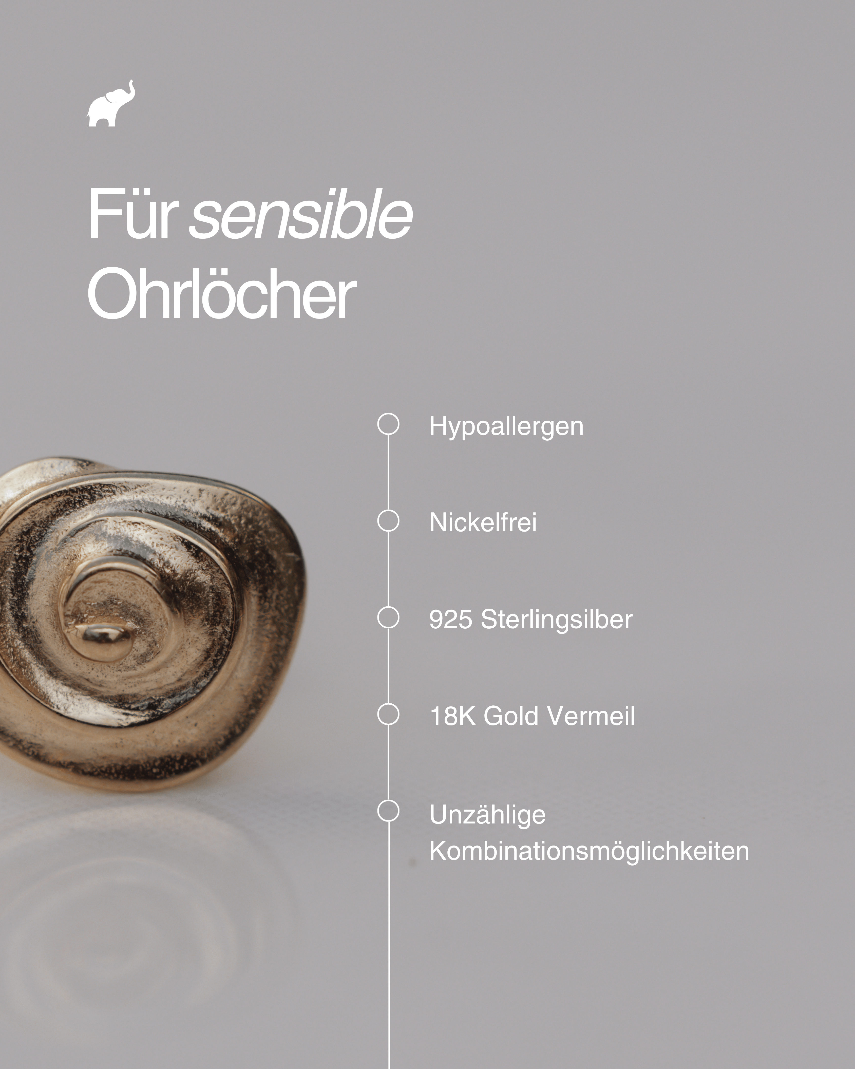 Roseopicta Ohrstecker Nella & Sina