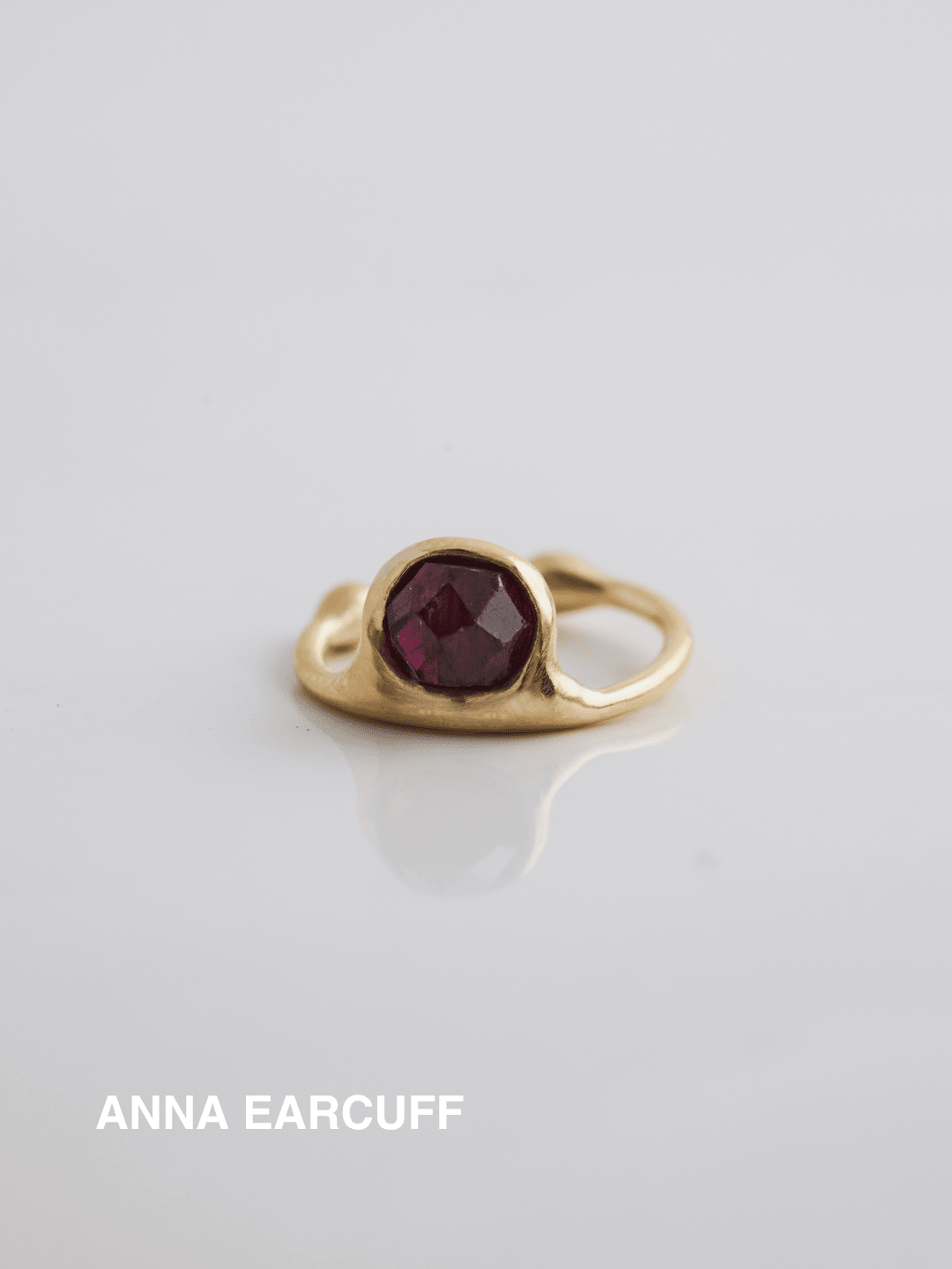 Janas Granat Set Earcuff-Set Nella & Sina