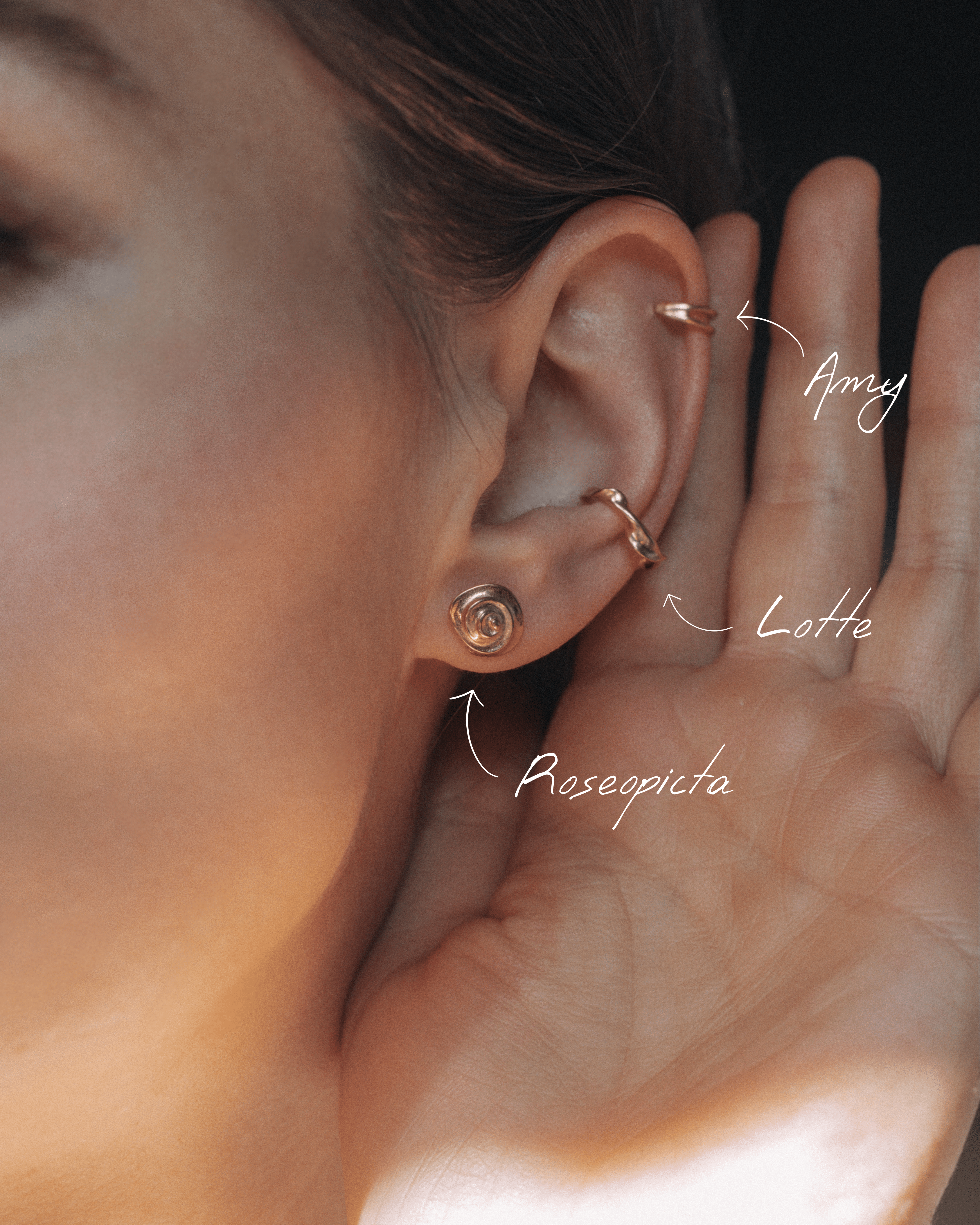 Roseopicta Ohrstecker Nella & Sina