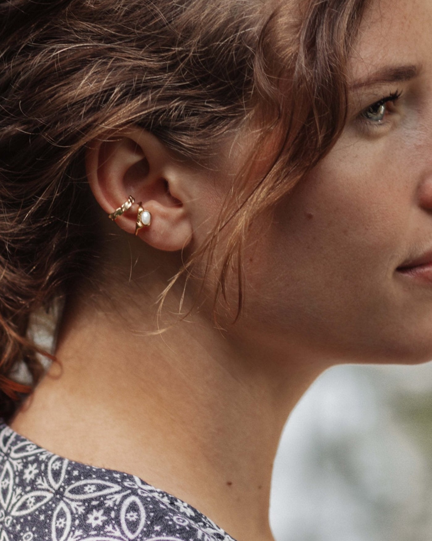ROMY Earcuff Perle Nella & Sina