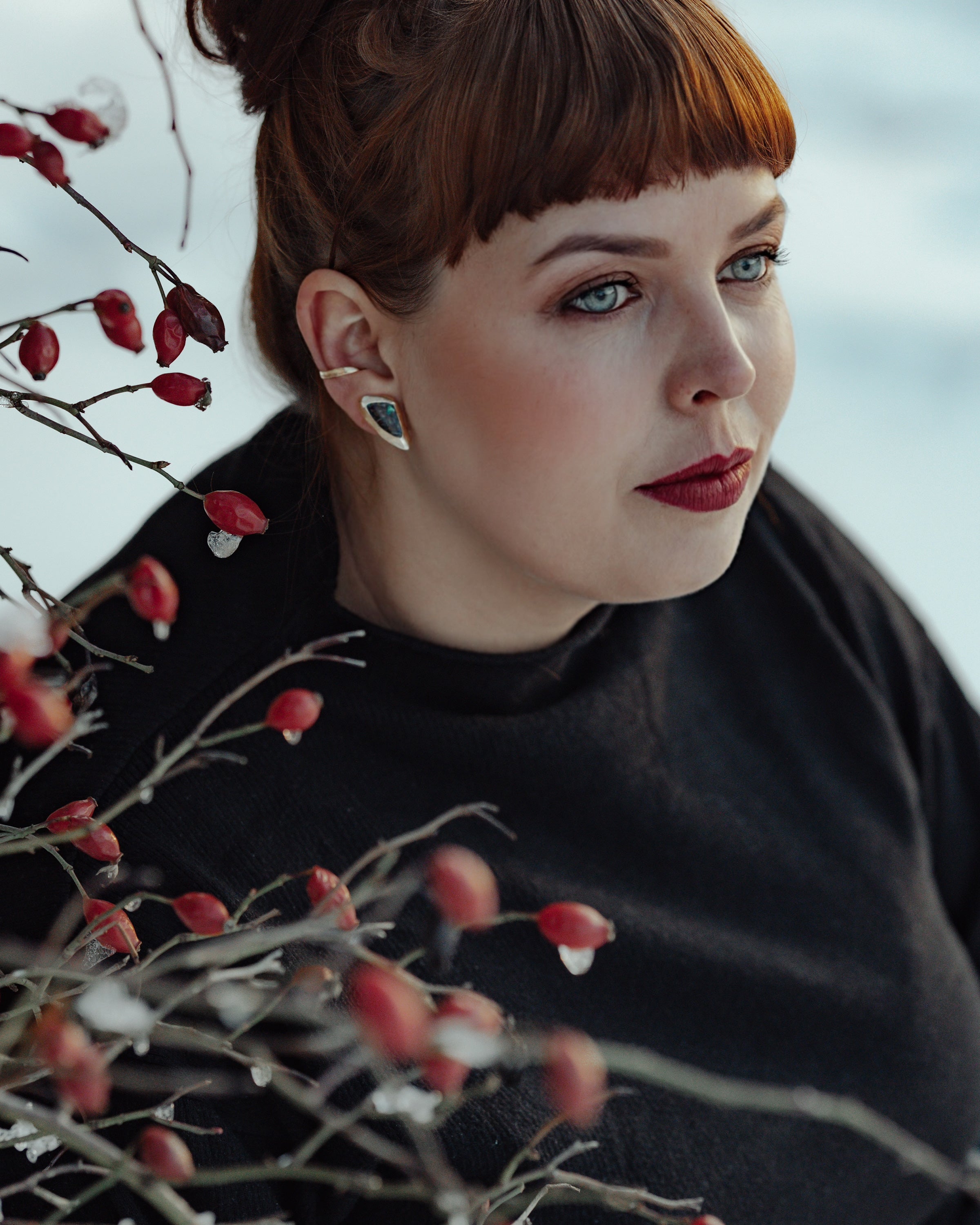 Traccia Blu Earcuff Nella & Sina